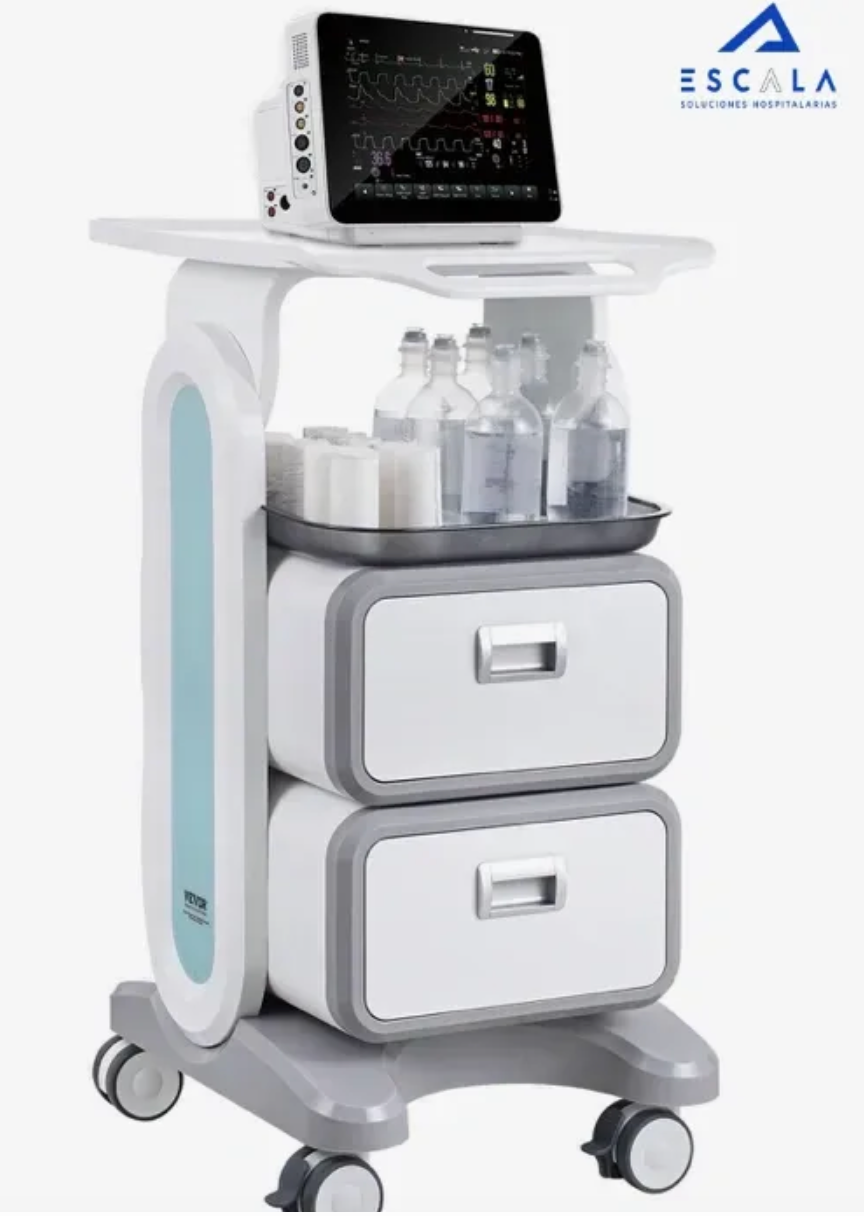 CARRITO MOVIL CON 2 CAJONES